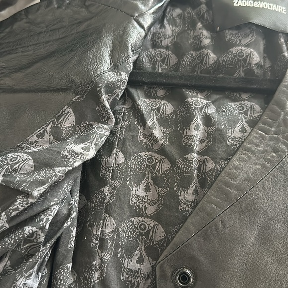 Zadig & Voltaire leather jacket. - Picture 6 of 7